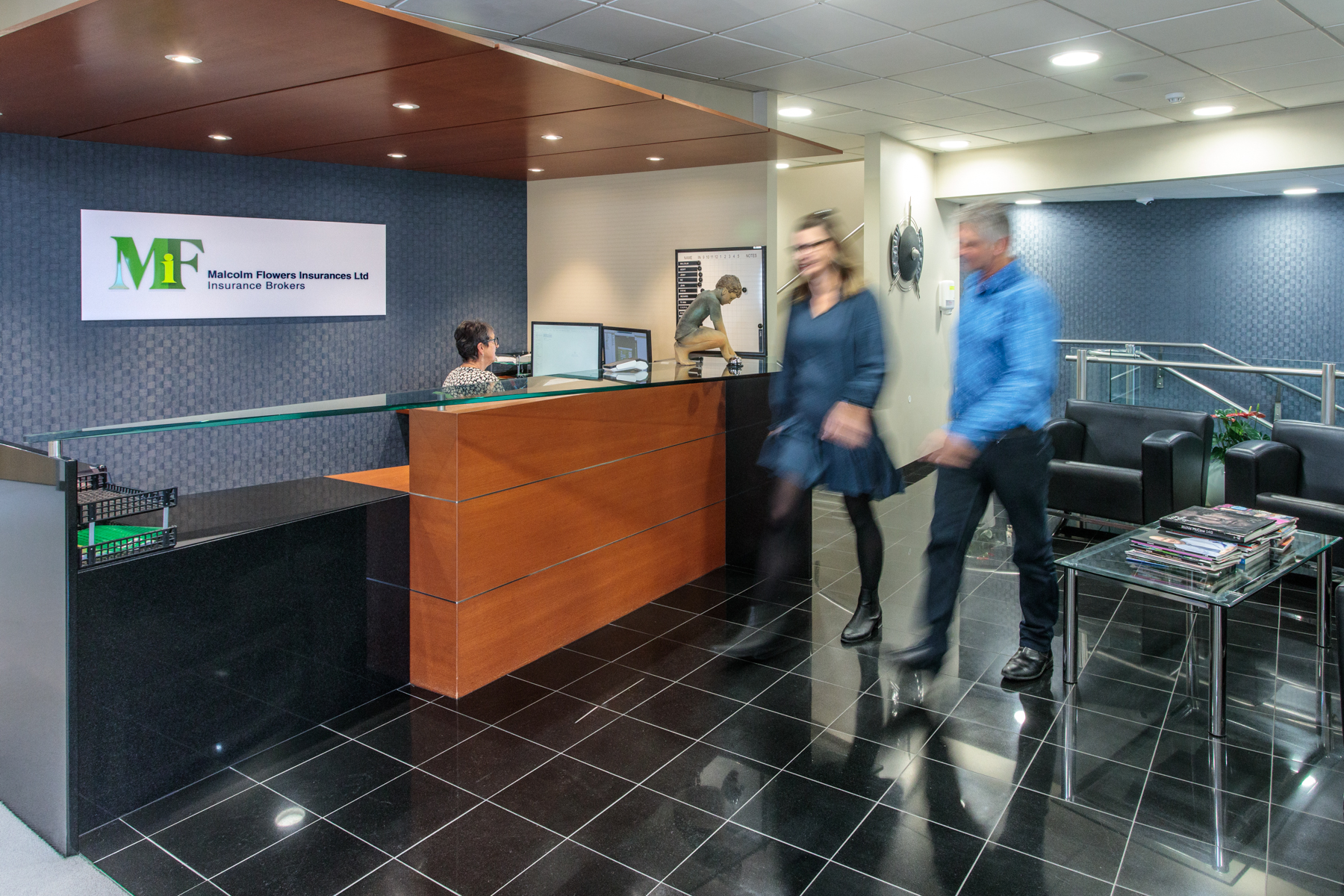 Malcolm Flowers Client Welcome Office